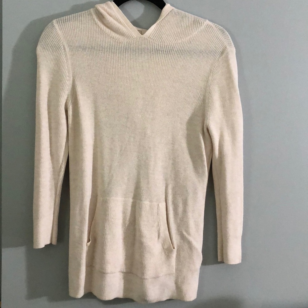 Cream hooded sweater!